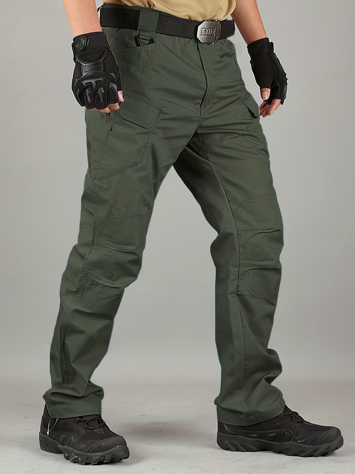 Men's Waterproof Cargo Pants With Pockets Tactical Outdoor