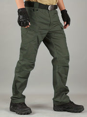 Men's Waterproof Cargo Pants With Pockets Tactical Outdoor