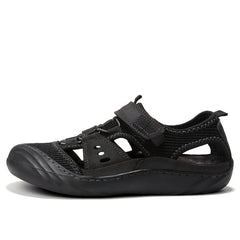 Men's Leather Non-slip Sandals Quick Dry Beach Shoes