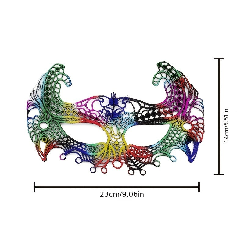 Molded Lace Masquerade Mask For Adults Hot Stamping Mask