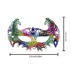 Molded Lace Masquerade Mask For Adults Hot Stamping Mask