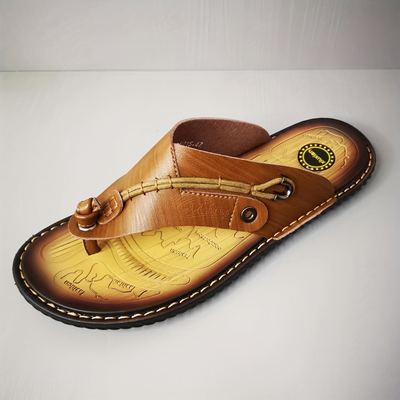 Men's Outdoor Slip On Flip Flops Summer Walking Slippers
