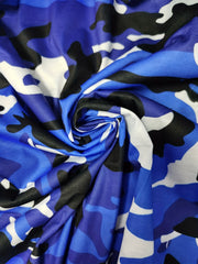 Camouflage Print Men's Graphic T-Shirt for Summer