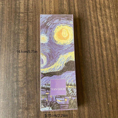 30pcs World Famous Painting Bookmarks Starry Sky Reading Bookmarks