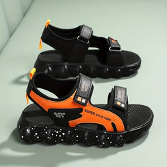 Boys' Non Slip Outdoor Sandals with Fastener for Spring and Summer
