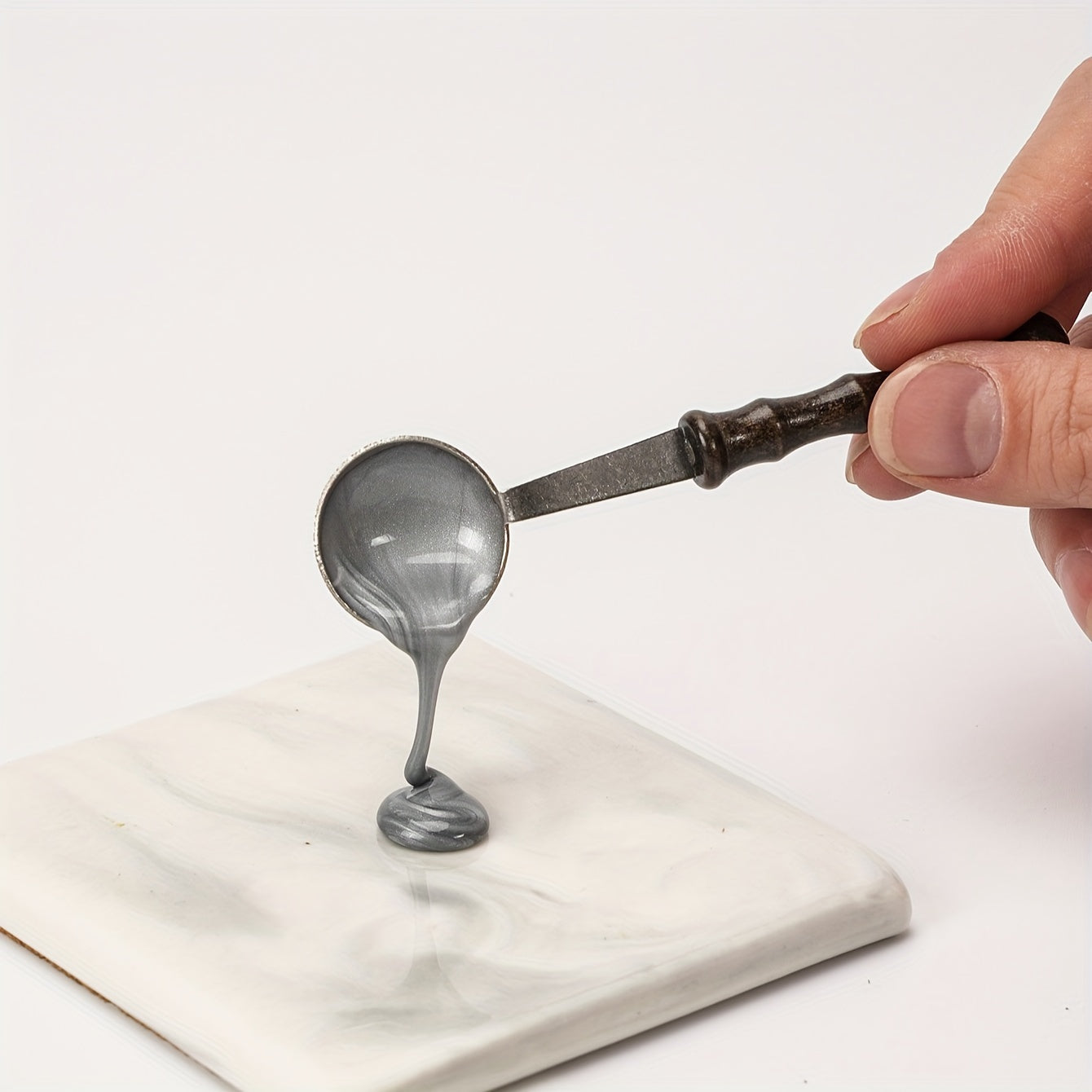 Vintage Fire Paint Spoon for Melt Wax - Holiday Envelope Wax