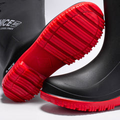 Men High Top Rain Boots Wear resistant Waterproof Non slip Galoshes