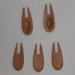 Bamboo Golf Repair Fork Wooden Ball Fork
