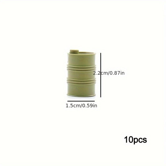 Small Particle Building Blocks Can Barrel Construction Equipment Toy
