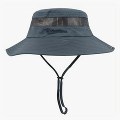 Men's Wide Brim Fishing Hat Summer Sun Hat Jungle Boonie Hat