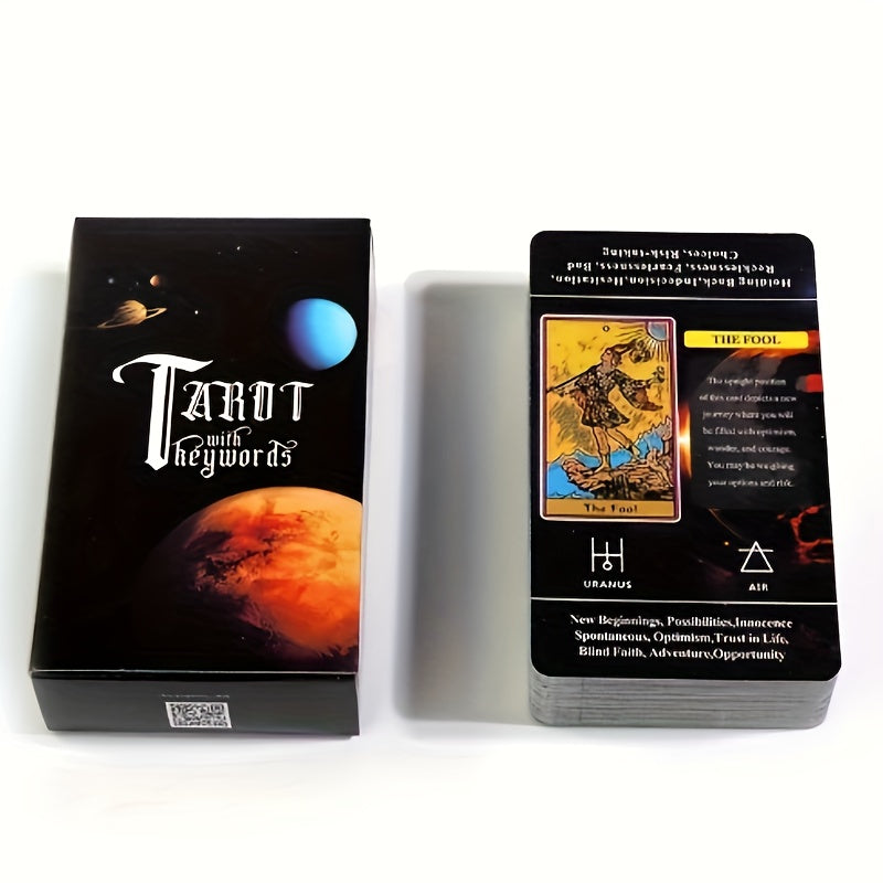 Beginner's Tarot Deck & Guidebook with Interactive Games