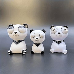 Panda Decompression Squeeze Toy Exploding Eyed Finger Toy