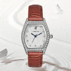 Teenager Faux Diamond Watch Roman Scale Female Student