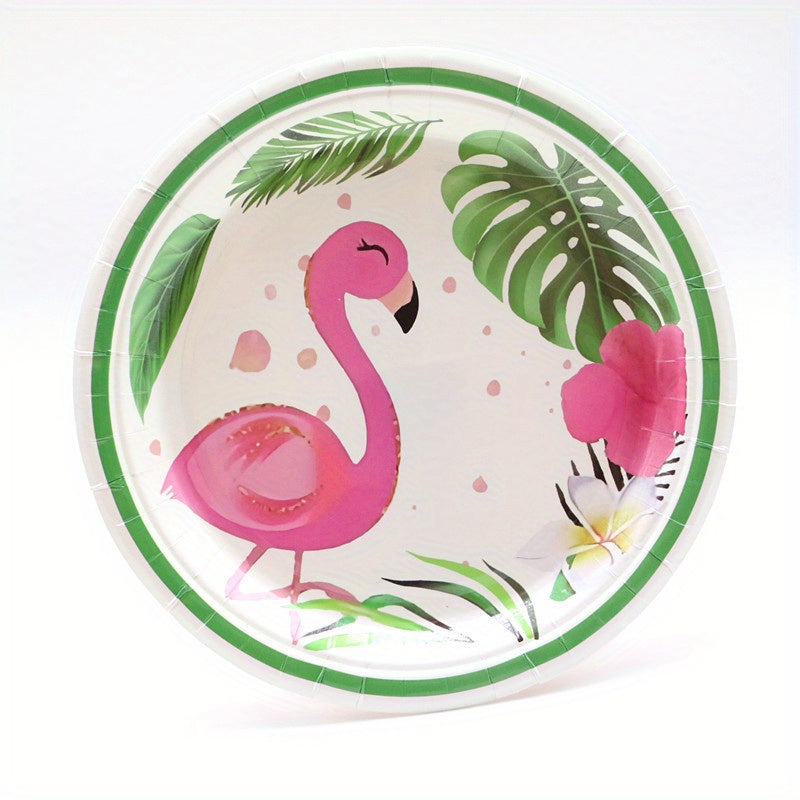 Flamingo Party Supplies Set Tropical Decorations For Birthday Favors