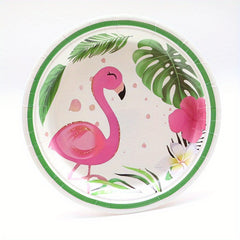 Flamingo Party Supplies Set Tropical Decorations For Birthday Favors