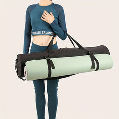 Waterproof Oxford Yoga Mat Carry Bag with Shoulder Strap - Yoga Accessories