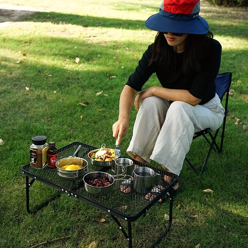 5pcs Stainless Steel Tableware Set for Camping