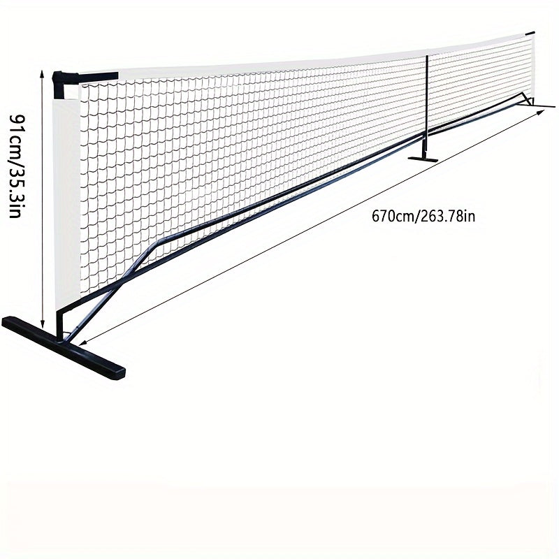 Portable Pickleball Net Frame with Replacement Net