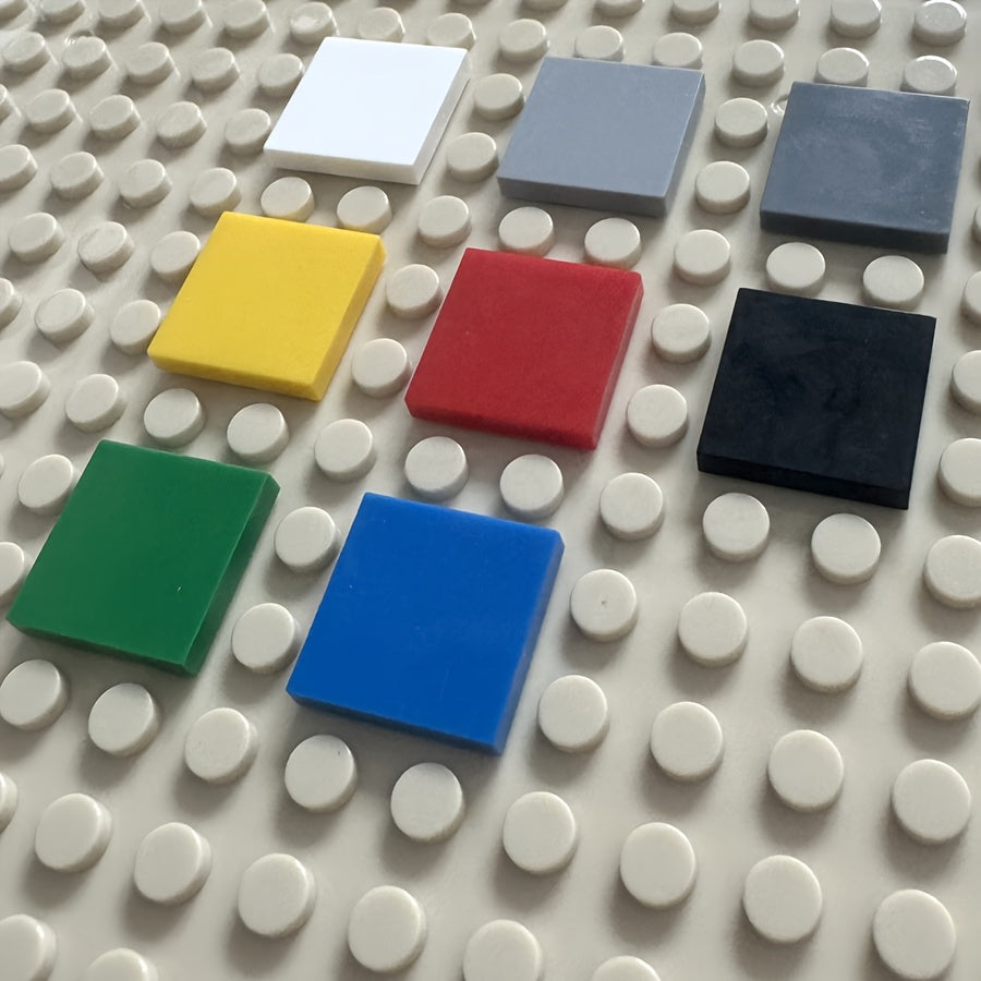 50pcs Building Blocks 2x2 Figure Bricks Ceramic Tile 2x2 Educational Creative