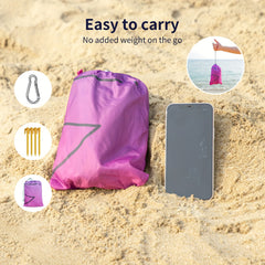 Waterproof Beach Blanket 200x200 Lightweight Mat for Summer Travel