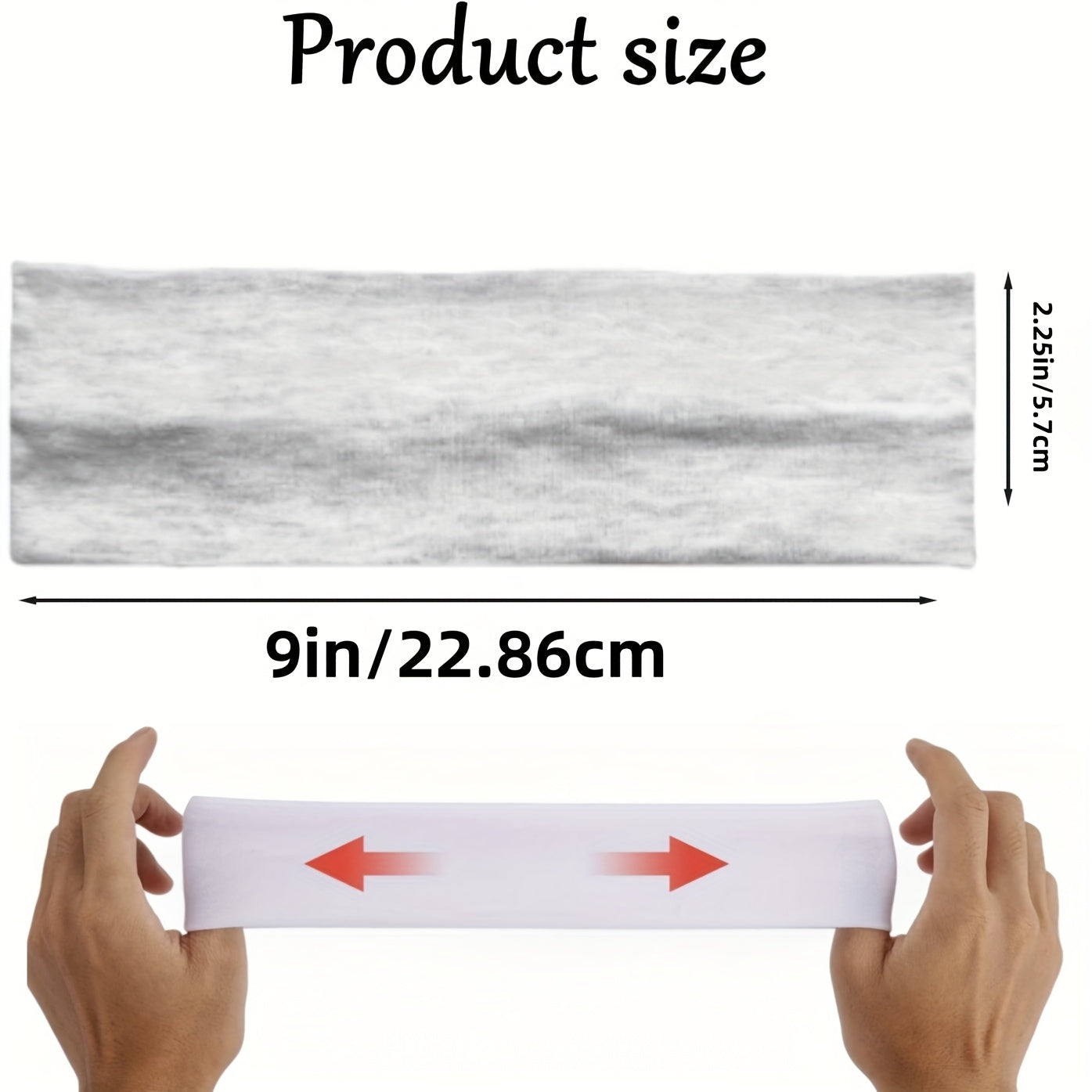 3pcs Polyester Headbands for Women and Men