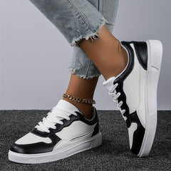 Women's Lace up Platform Skate Shoes Casual Sneakers