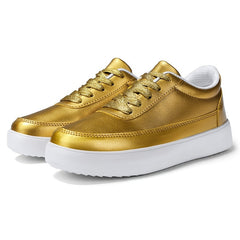 Women's Low Top Platform Sneakers Lace Up Non Slip Shoes