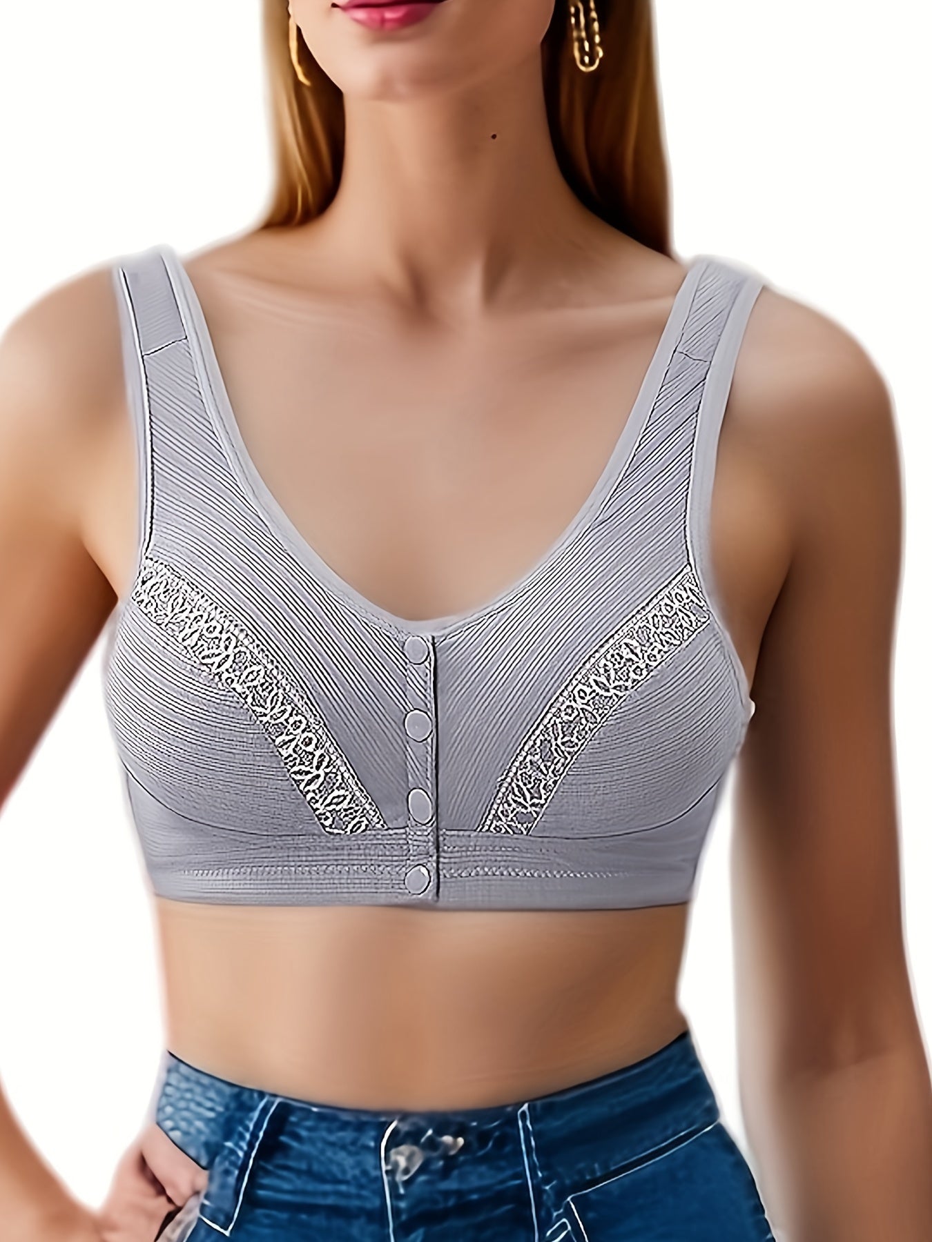 2pcs Women's Push Up Sports Bra Yoga Running