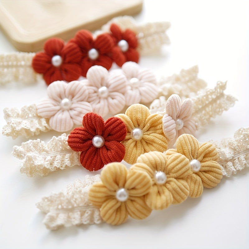Baby Girls Flowers Lace Headband Hairband Princess Hair Accessories