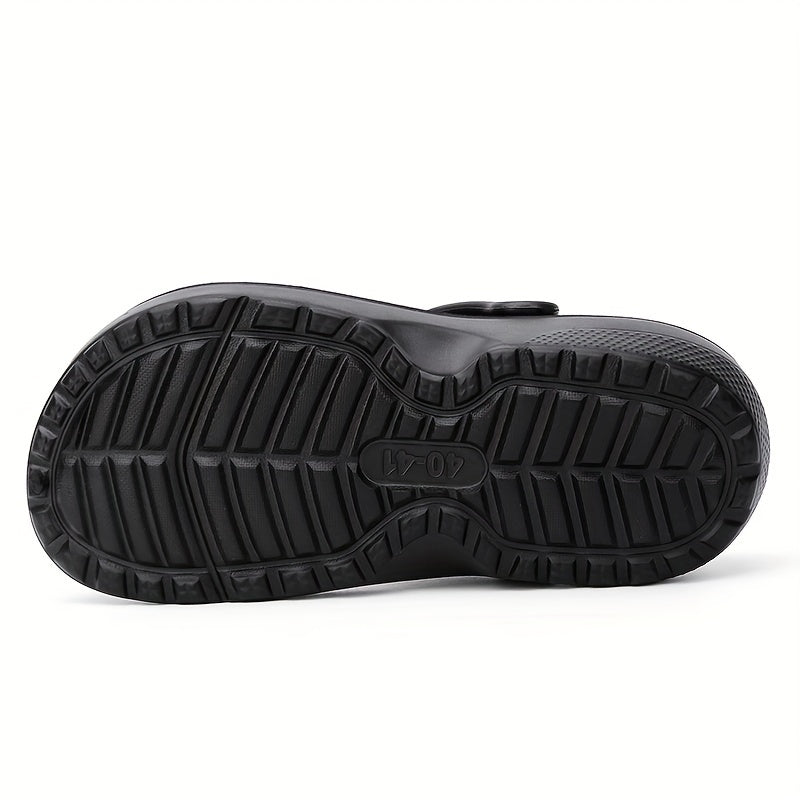 Men's Slip On Platform Clogs Garden Shoes Chef Nurse Work Shoes