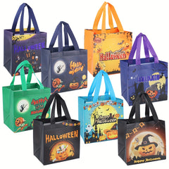 4pcs Halloween Trick Or Treat Bags Small Tote Bags With Handles