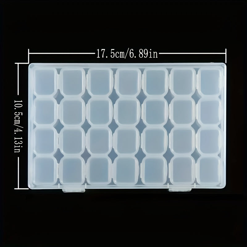 DIY Artificial Diamond Painting Storage Box Nail Art Accessory