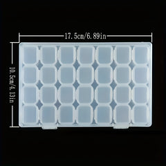 DIY Artificial Diamond Painting Storage Box Nail Art Accessory