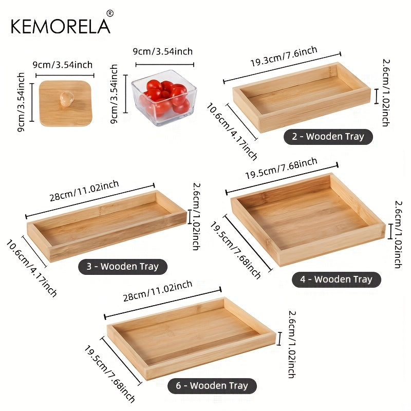 Dried Fruit Tray with Lid - Glass Container Table Decoration