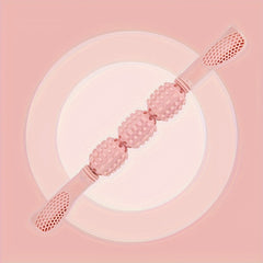 3 4 Wheels Yoga Massage Roller Fitness Training Massage Stick