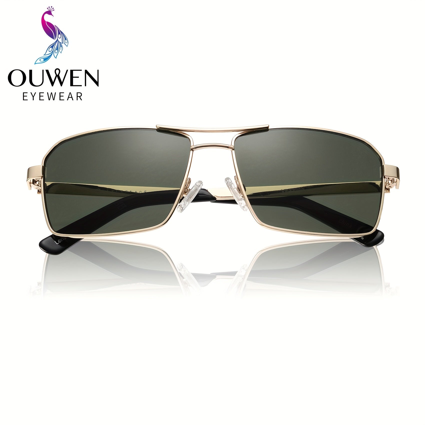 VIVIENFANG Retro Aviator Sunglasses For Men UV Protection