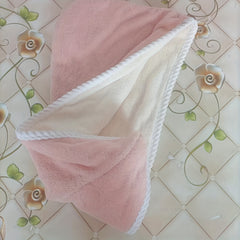 Soft Hair Drying Cap Double layer Thickened Hair Towel