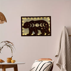 LED Wooden Board Butterfly Series Hanging Light