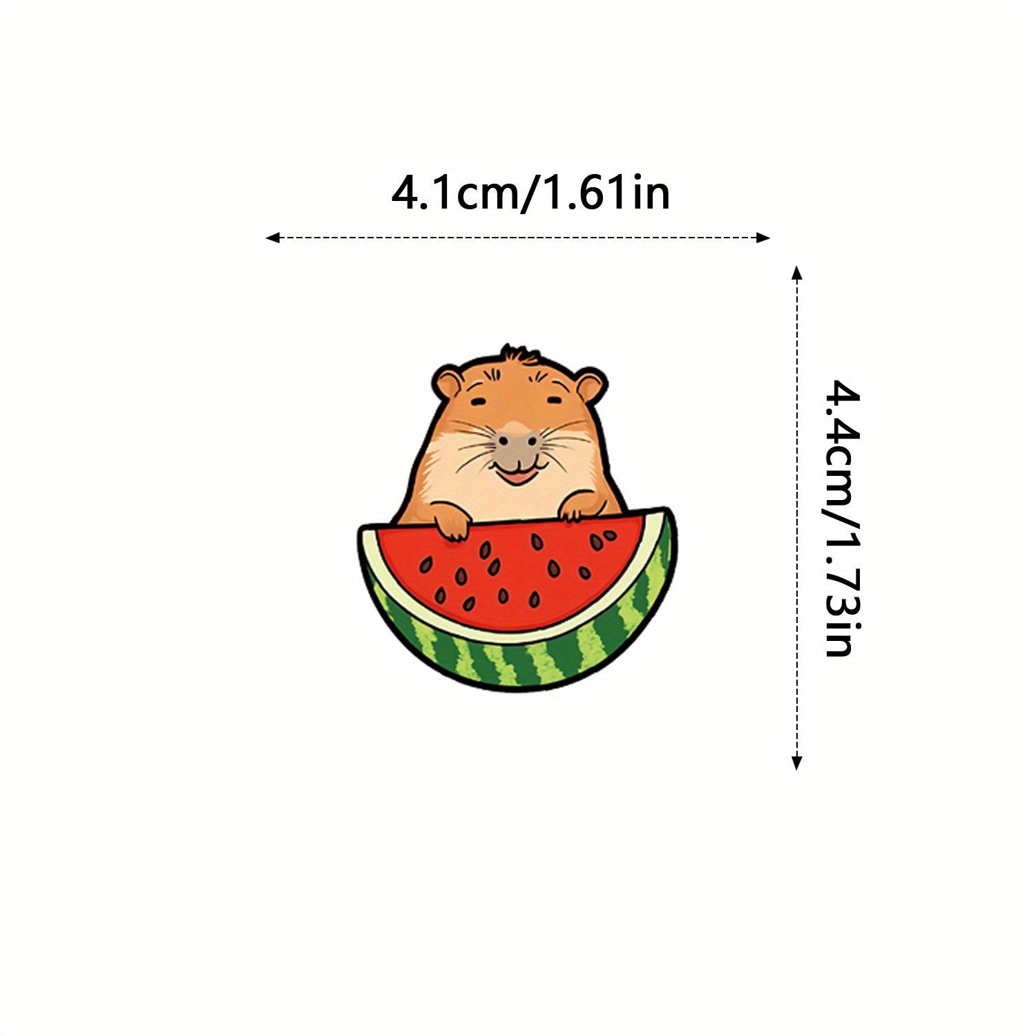 100pcs Capybara Stickers Waterproof Vinyl Decals for Laptops Phones Cars