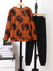 Boy's HAPPY THANKSGIVING Tie Dye 2pcs Set