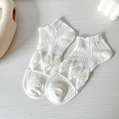 Paris Sweet & Tulle Low Cut Mesh Ankle Socks Women's Stockings