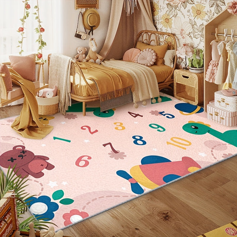Children's Carpet Fun And Faux Cashmere Carpet Floor Mat