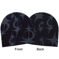 Y2K Star Pattern Knitted Hat Warm Beanie Hat Hip Hop Hat