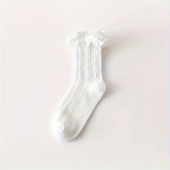 Ruffle Lolita Socks Comfy & Mid Tube Socks Women's Stockings