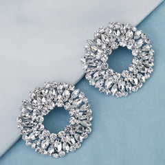 Crystal Shoe Clips Rhinestone Shoe Buckles DIY Wedding Party Decoration