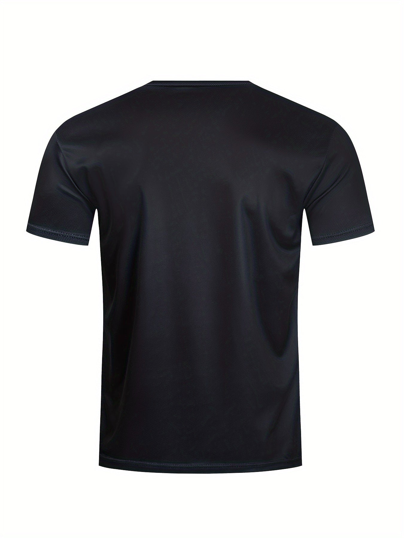 Men's Fix Stuff Print T shirt Active Shorts Set For Fitness