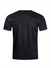 Men's Fix Stuff Print T shirt Active Shorts Set For Fitness
