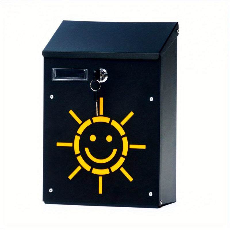 Outdoor Suggestion Box with Lock Letter Box Green