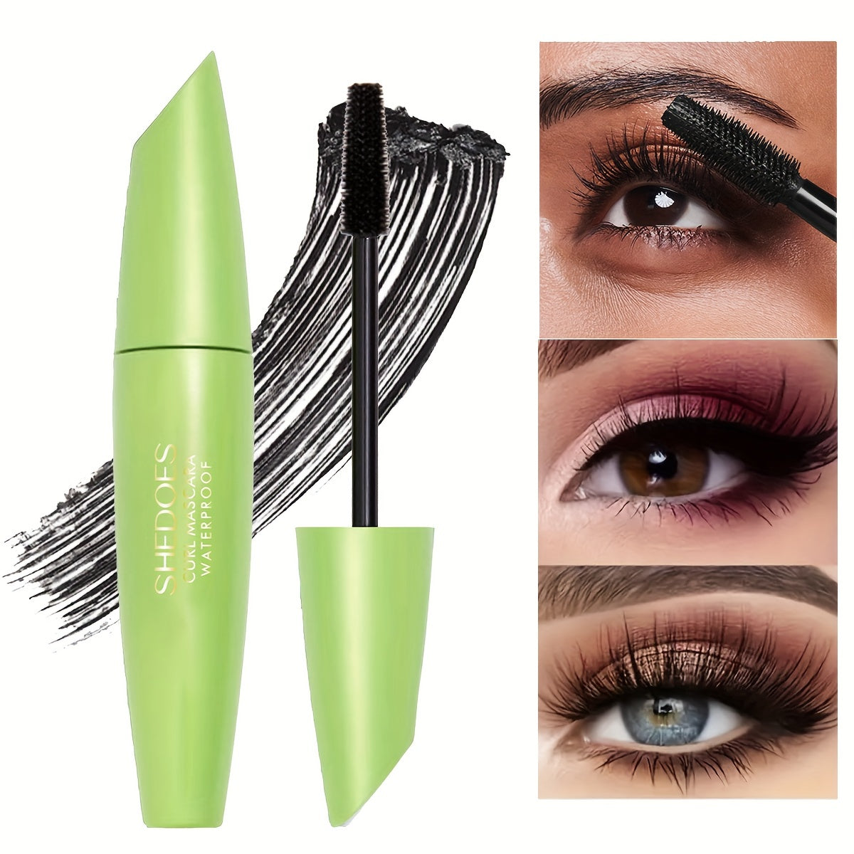 Thick Waterproof Curling Mascara Volumizing Eye Makeup