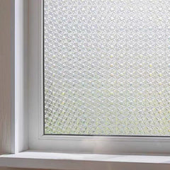 Privacy Window Film No Glue Door Glass Cover Decals Static Clings Sticker